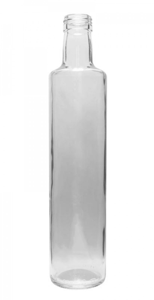 Dorica 500ml weiss, Mündung PP31,5  Flasche wird ohne Verschluss geliefert, bei Bedarf bitte separat bestellen.